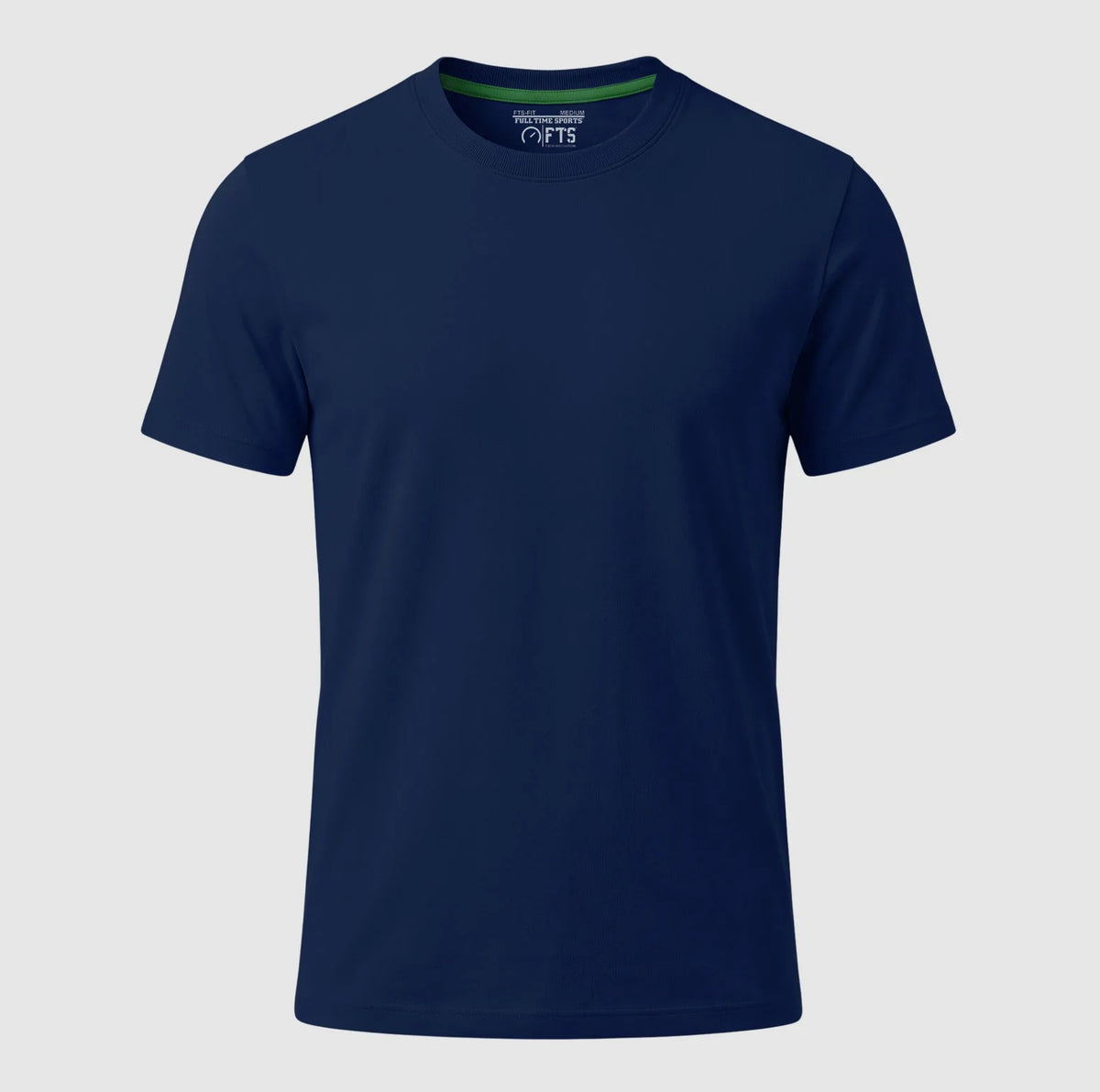 Round neck and short sleeves