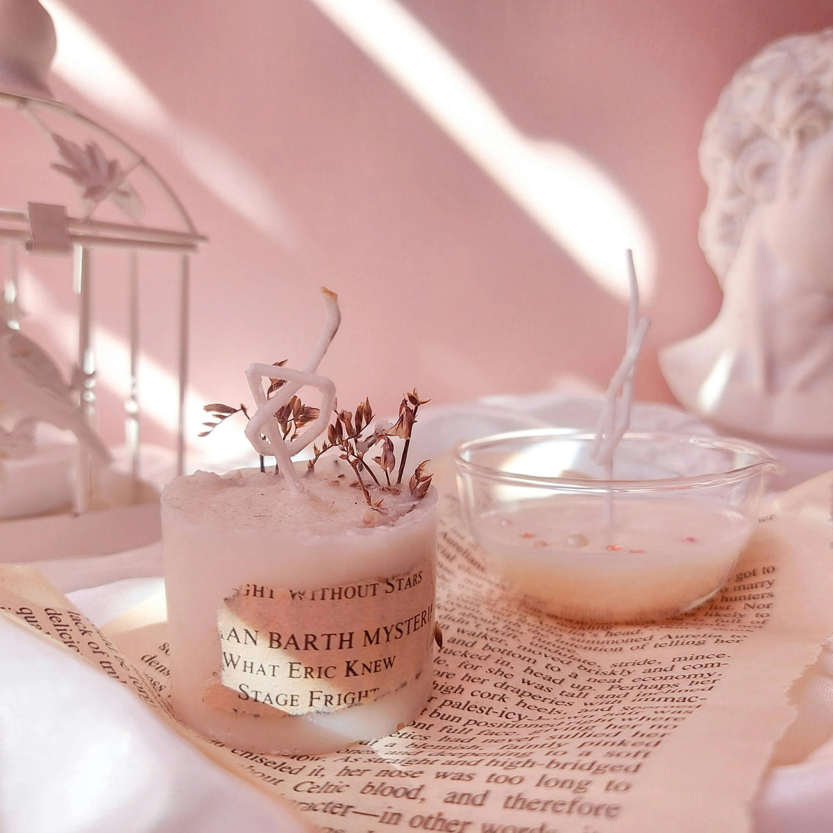 Aesthetic scented candles